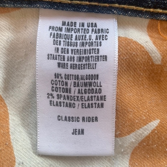 Lucky Brand Jeans Classic Rider Straight Leg Medium Wash Size 8 - Picture 8 of 8